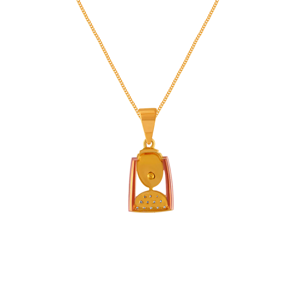 Eccentric Diamond Pendant - Image 3