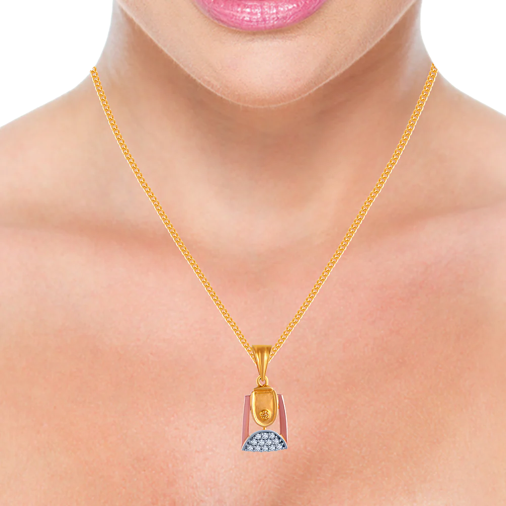 Eccentric Diamond Pendant - Image 4