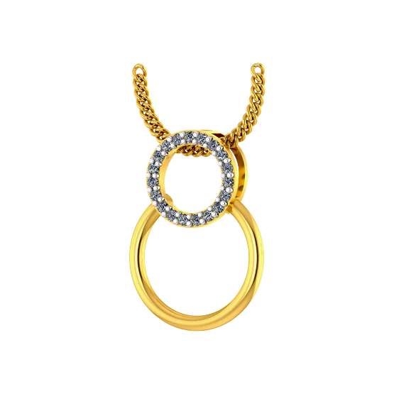 Eclipse Gold Pendant - Image 2