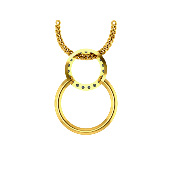 Eclipse Gold Pendant - Image 4