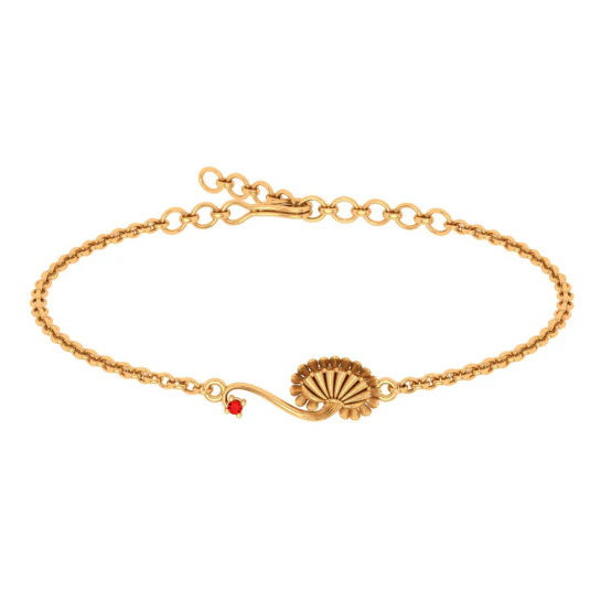 Elegant Filigree Gold Bracelet - Image 5