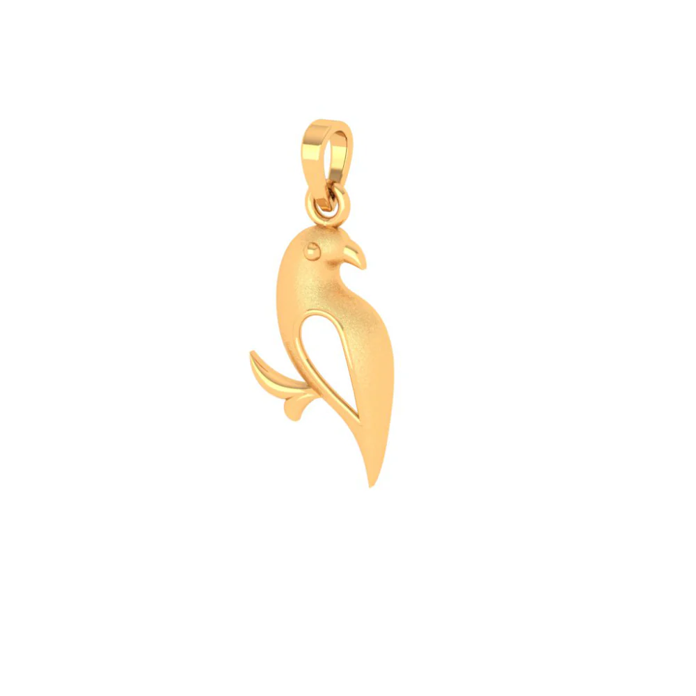 Embrace Swing Bird Gold Pendant - Image 2