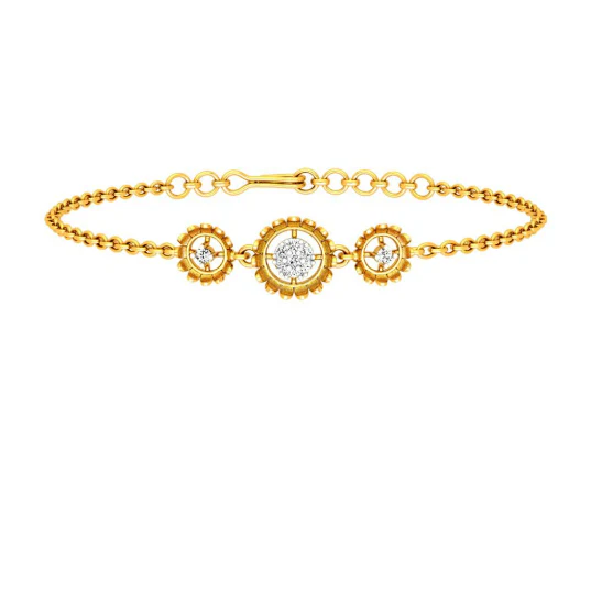 Encircling Grace Of Gold Bracelet - Image 4