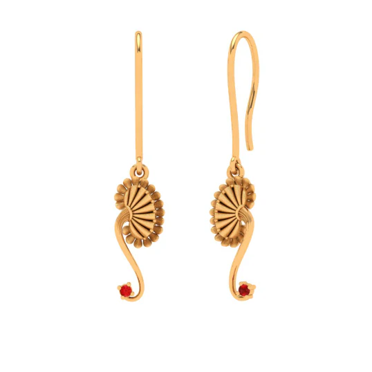 Enrapturing 22 Karat Yellow Gold Pendant - Image 2