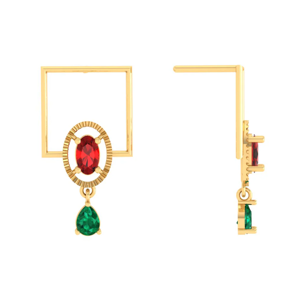 Ethereal Gold Earrings For The Festive Season - Image 3