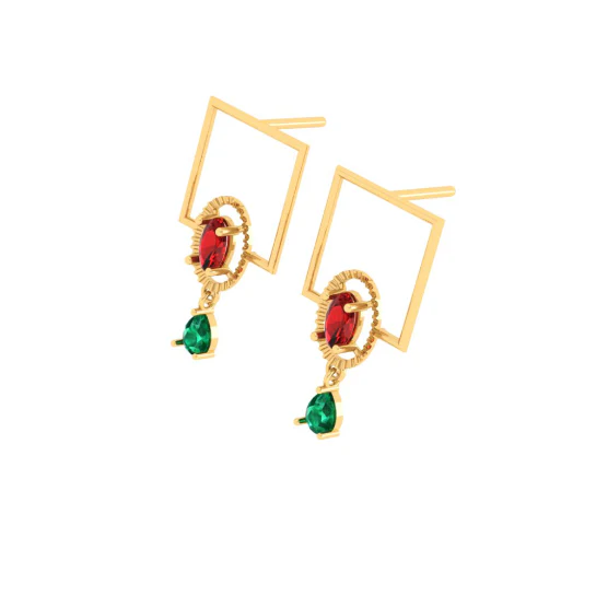 Ethereal Gold Earrings For The Festive Season - Image 6