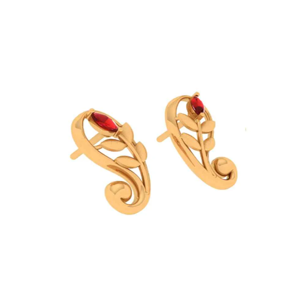 Ethnic Design Of Gold Earrings For Any Occasion - Image 4