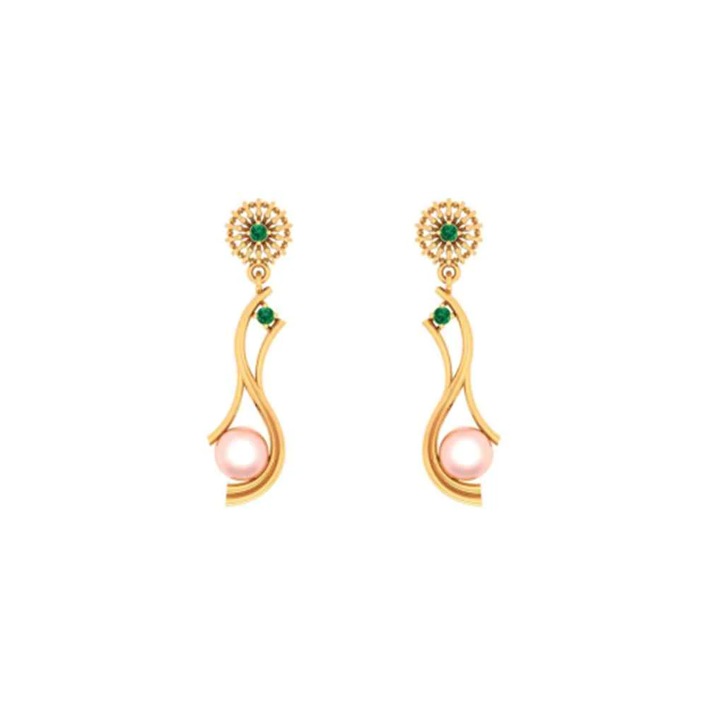 Ethnic Designer Gold Jhumka