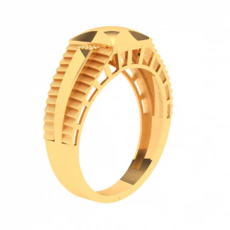 Exclusive 22k Male Gold Ring From Mugdhaa Collection - Image 5