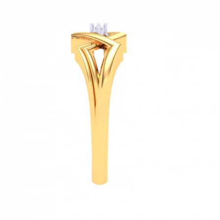 Exclusive Interweaved Male Gold Ring With Yellow Stone\
from Goldlite Collection - Image 3