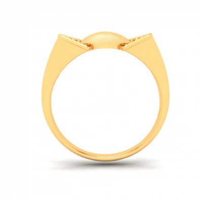 Exclusive Oval Shape Male Gold Ring From Mugdhaa Collection - Image 4