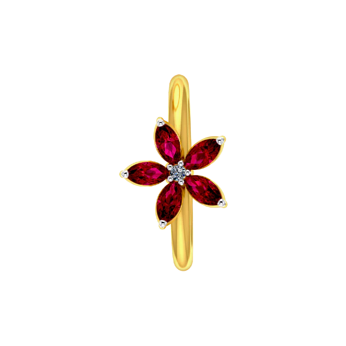 Fairy Foxglove Gold Ring - Image 3