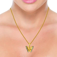 Fairy Wing Gold Pendant - Image 5