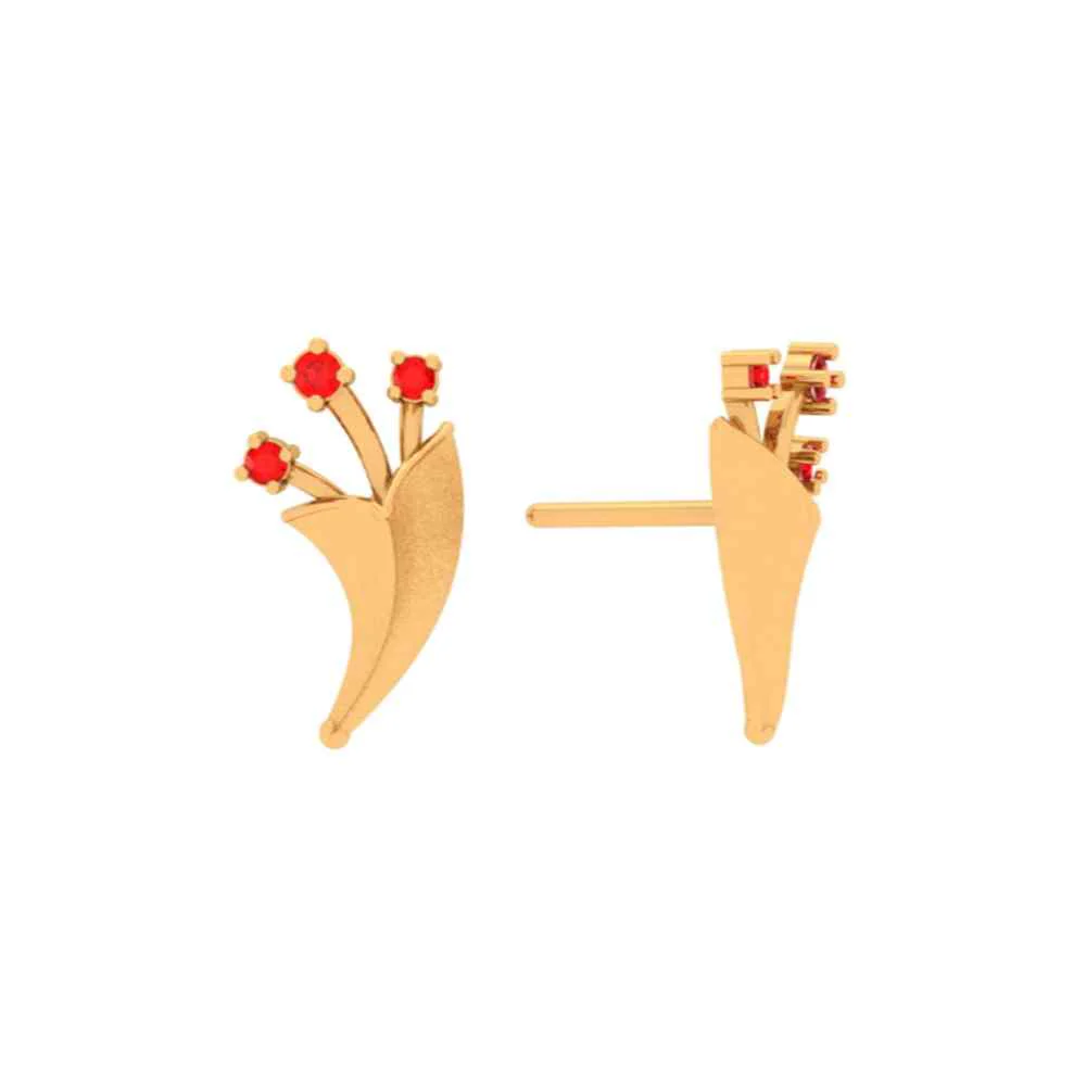 Fashionable Unique Gold Earring Design For Everyday Wear - Image 3