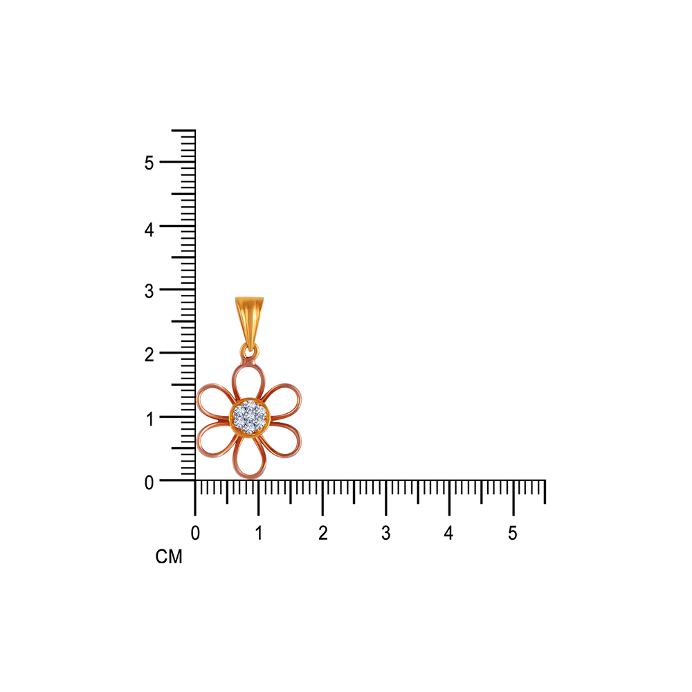 Floral Diamond Pendant - Image 5