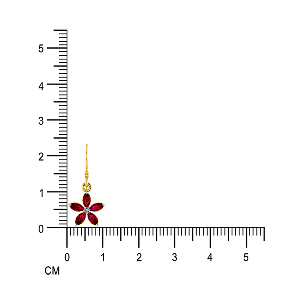 Floret Dangler Earrings - Image 7
