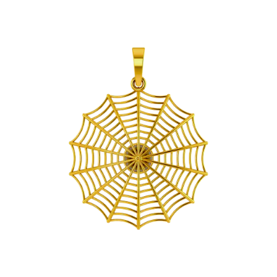 Gemstone Studded Classic Design Gold Pendant Set - Image 4