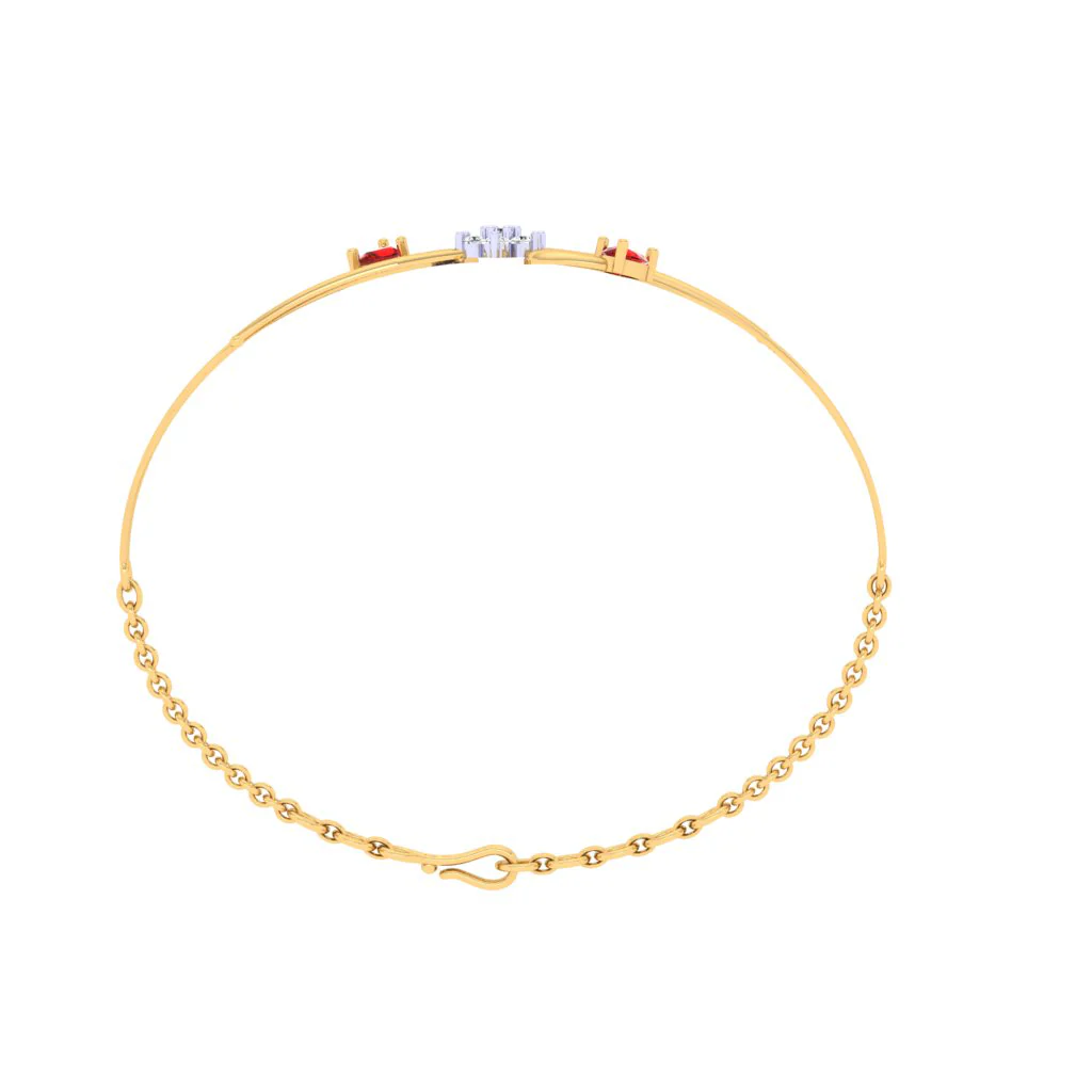 Gold Diamond Bracelet For The Festive Season - Image 3