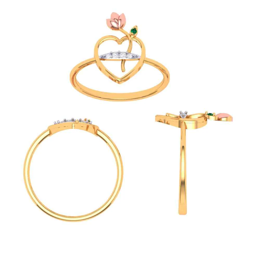 Heart Gold Rings Design For Any Occasion - Image 5