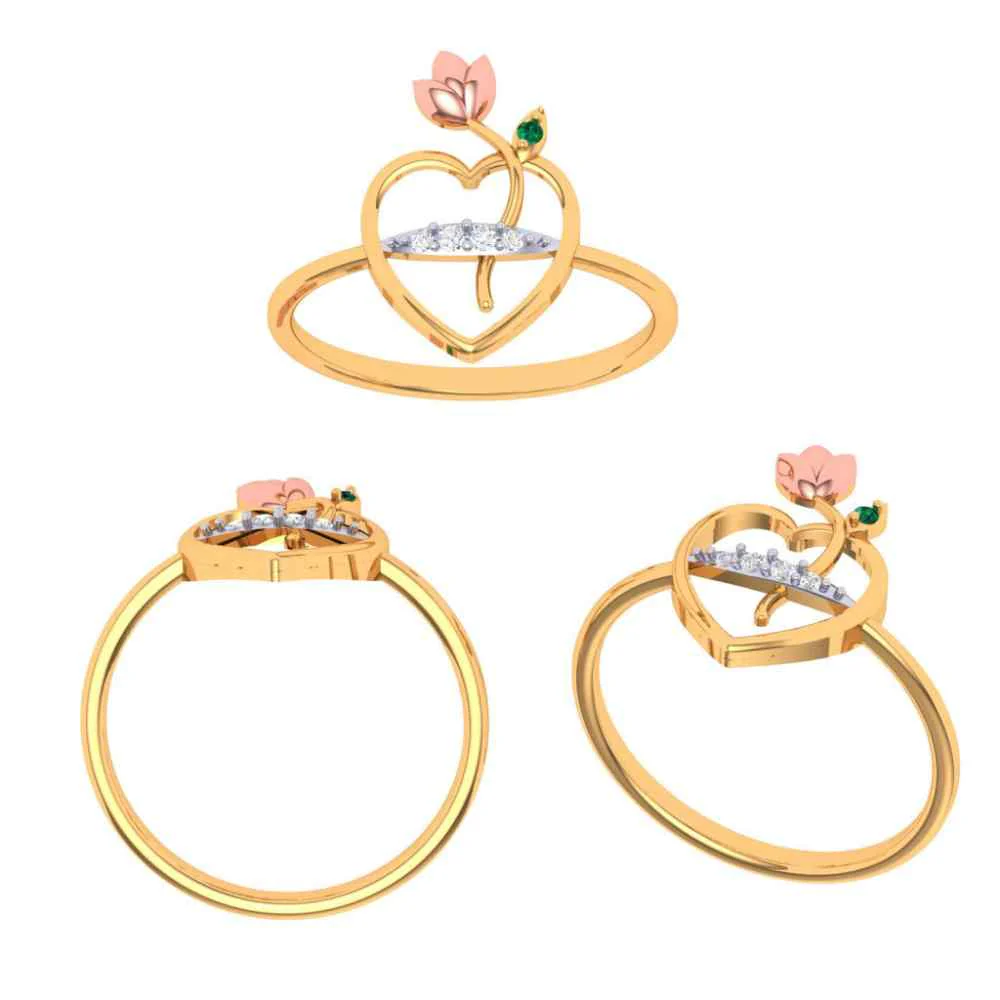 Heart Gold Rings Design For Any Occasion - Image 6