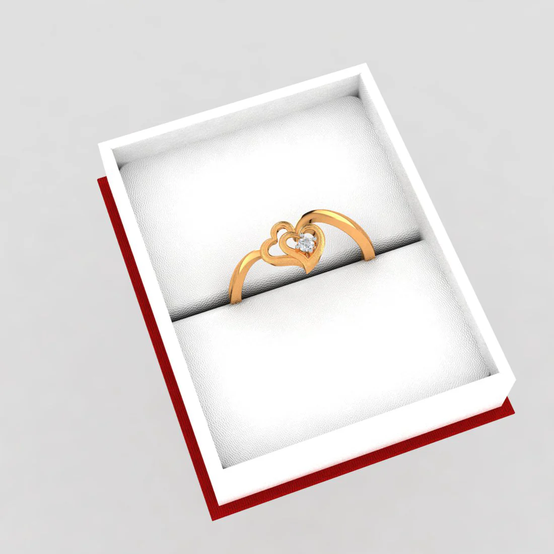Heart Shape Diamond Ring - Image 6