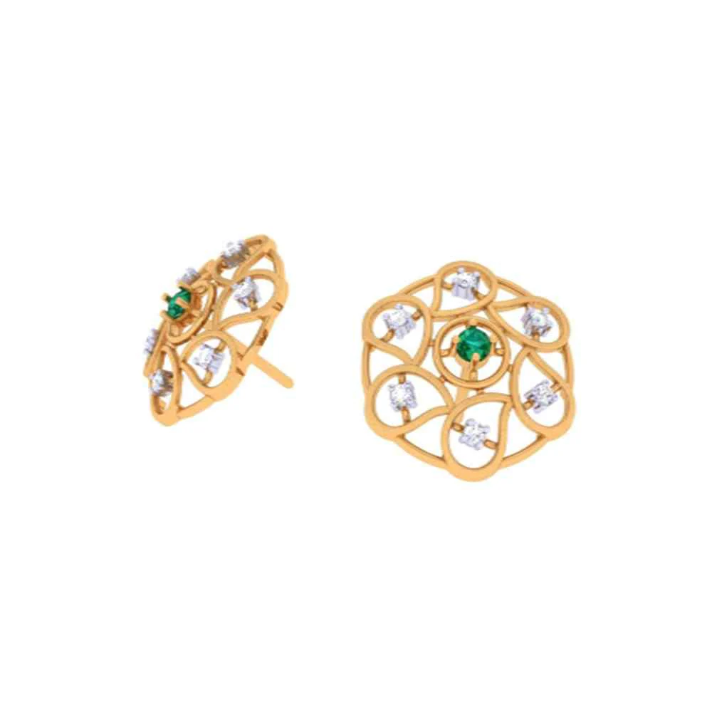 Illusionary Gold Earrings - Image 4
