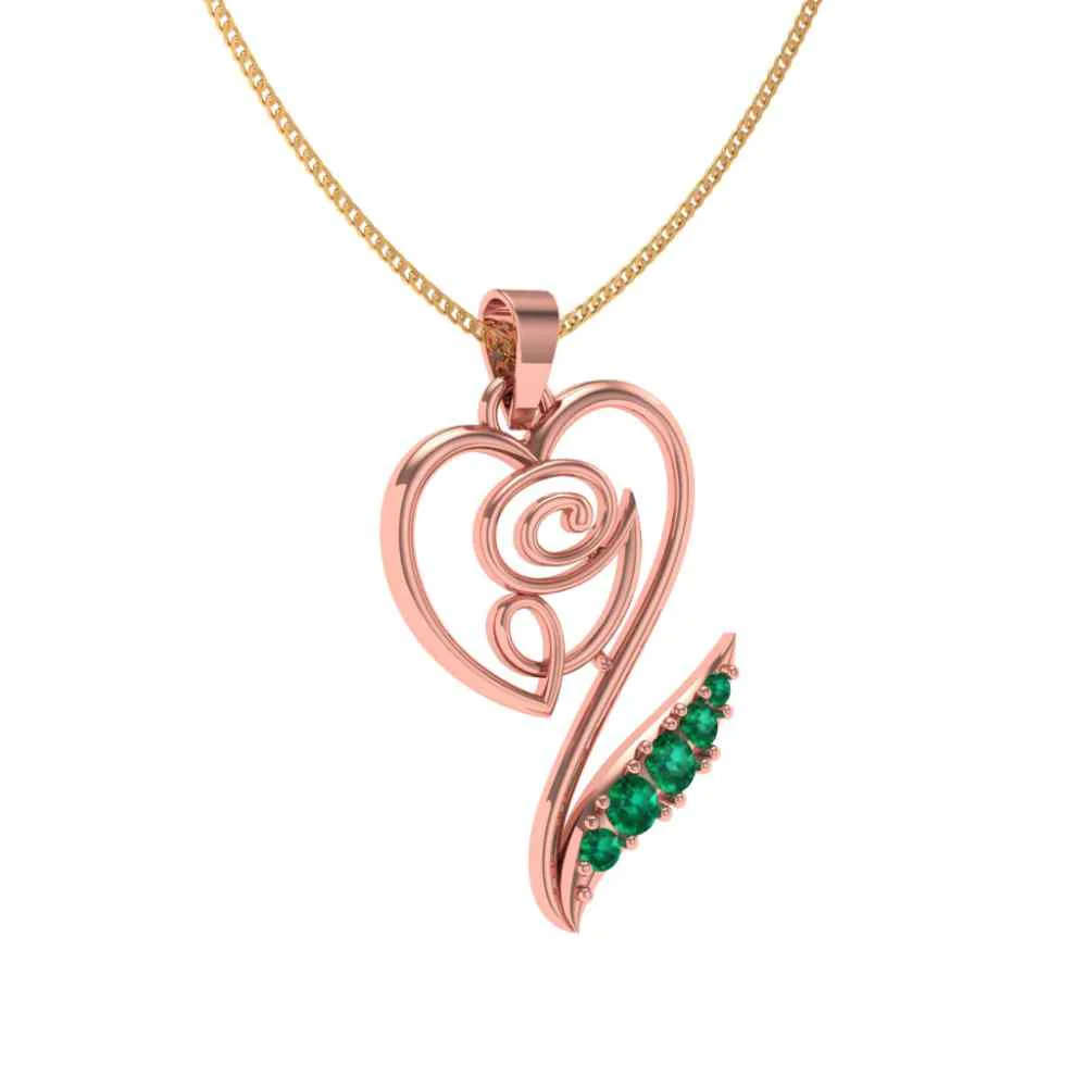 Immaculately Designed Gold Pendant Set For Any Occasion - Image 7