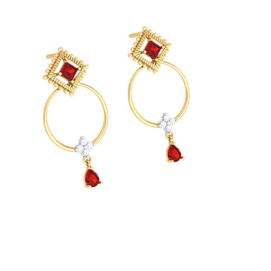 Impeccable Gold And Diamond Earrings That You Can't Give A Miss - Image 6
