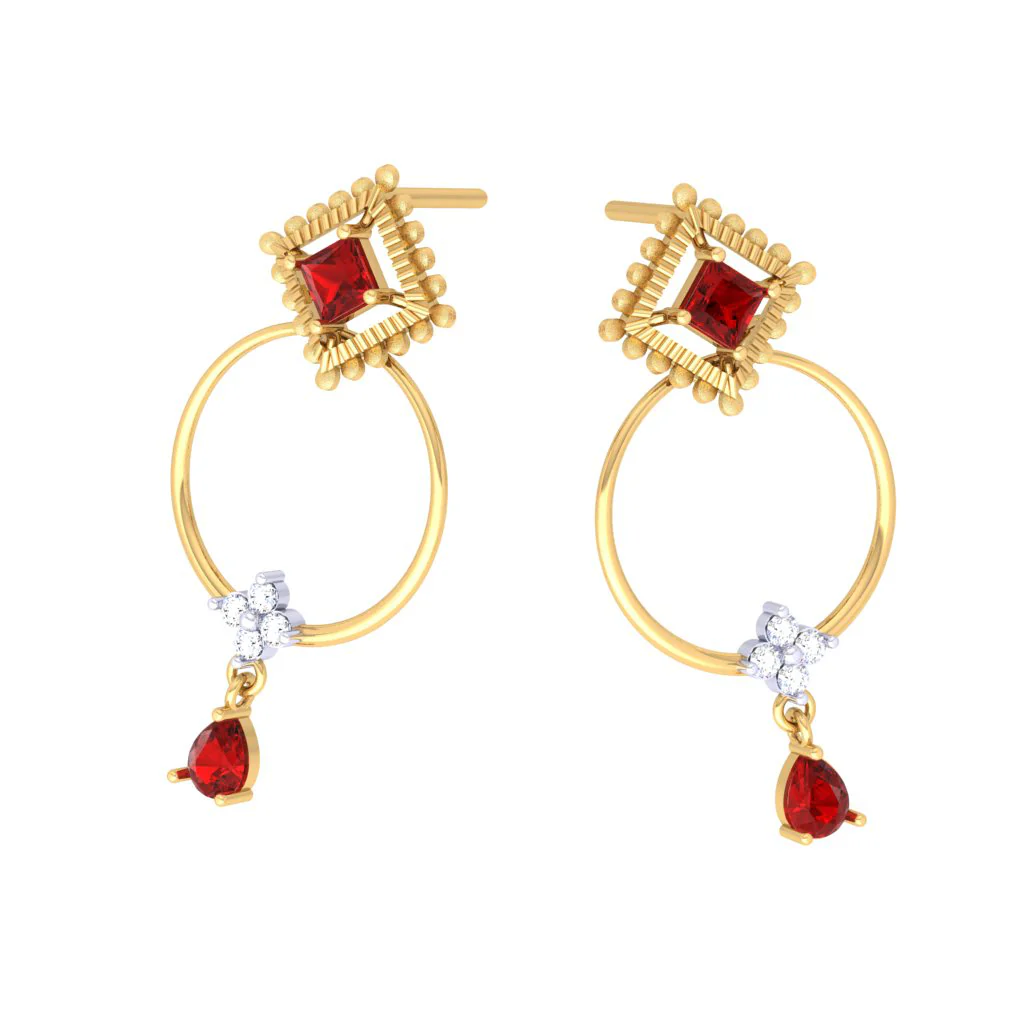 Impeccable Gold And Diamond Earrings That You Can't Give A Miss - Image 7