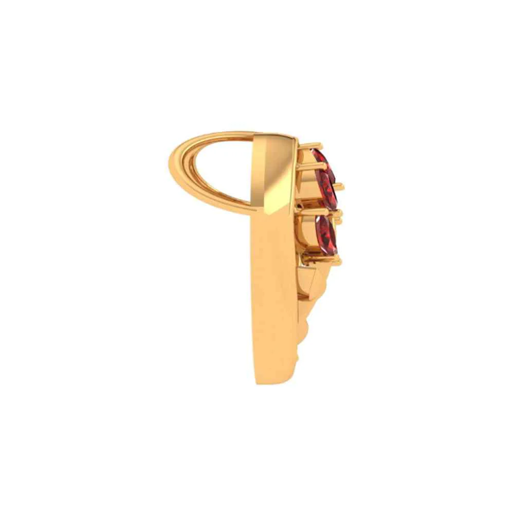 Intricate Design Gold Pendant - Image 3