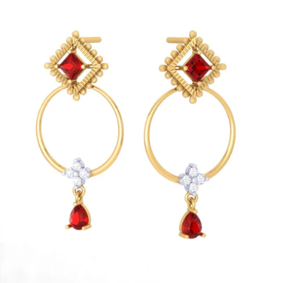 Intricately Crafted Gold Earrings Everyday Use - Image 4