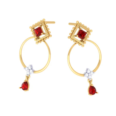 Intricately Crafted Gold Earrings Everyday Use - Image 7