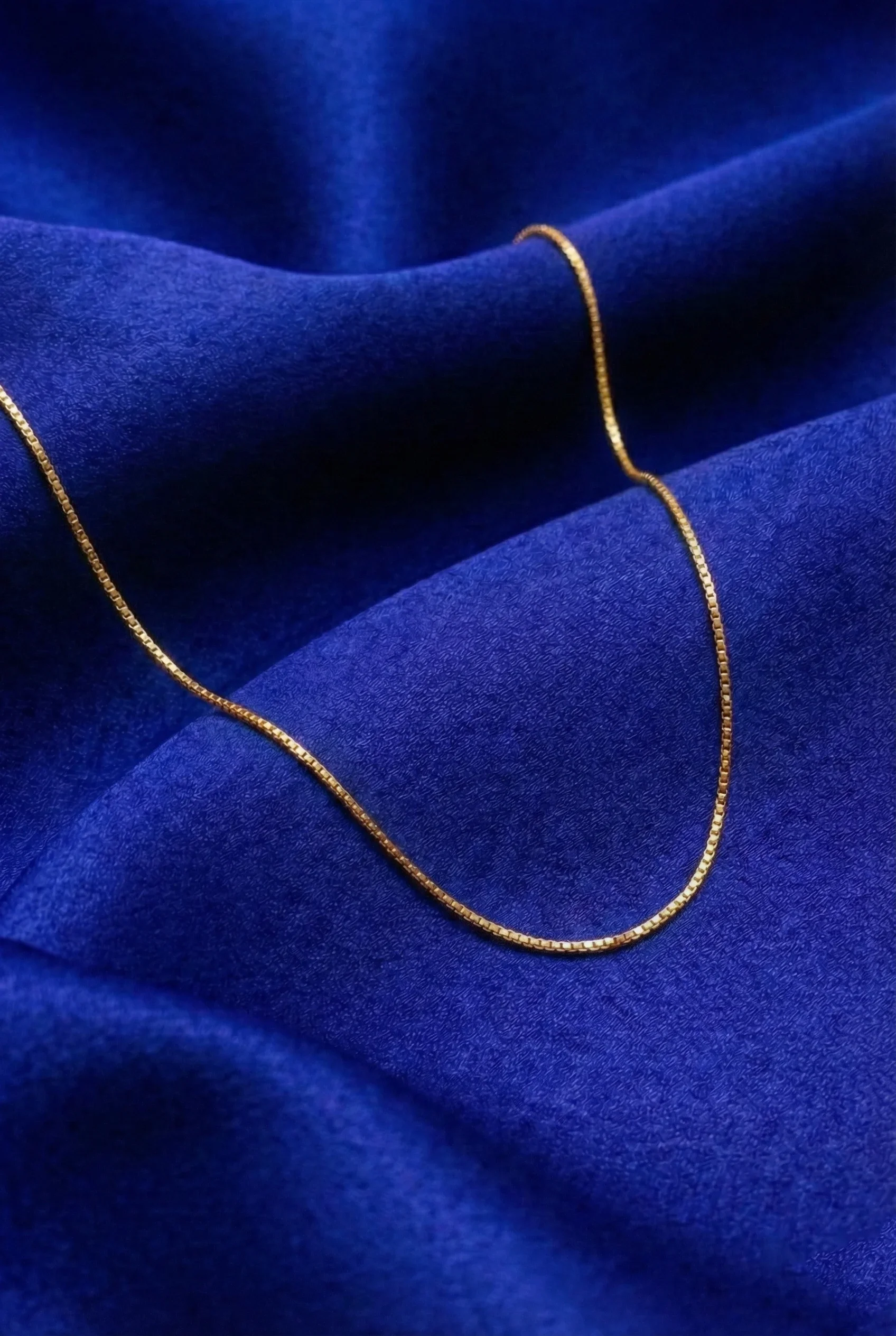 LiteLux Pure Flow 18KT BIS Hallmark Gold Chain for Women