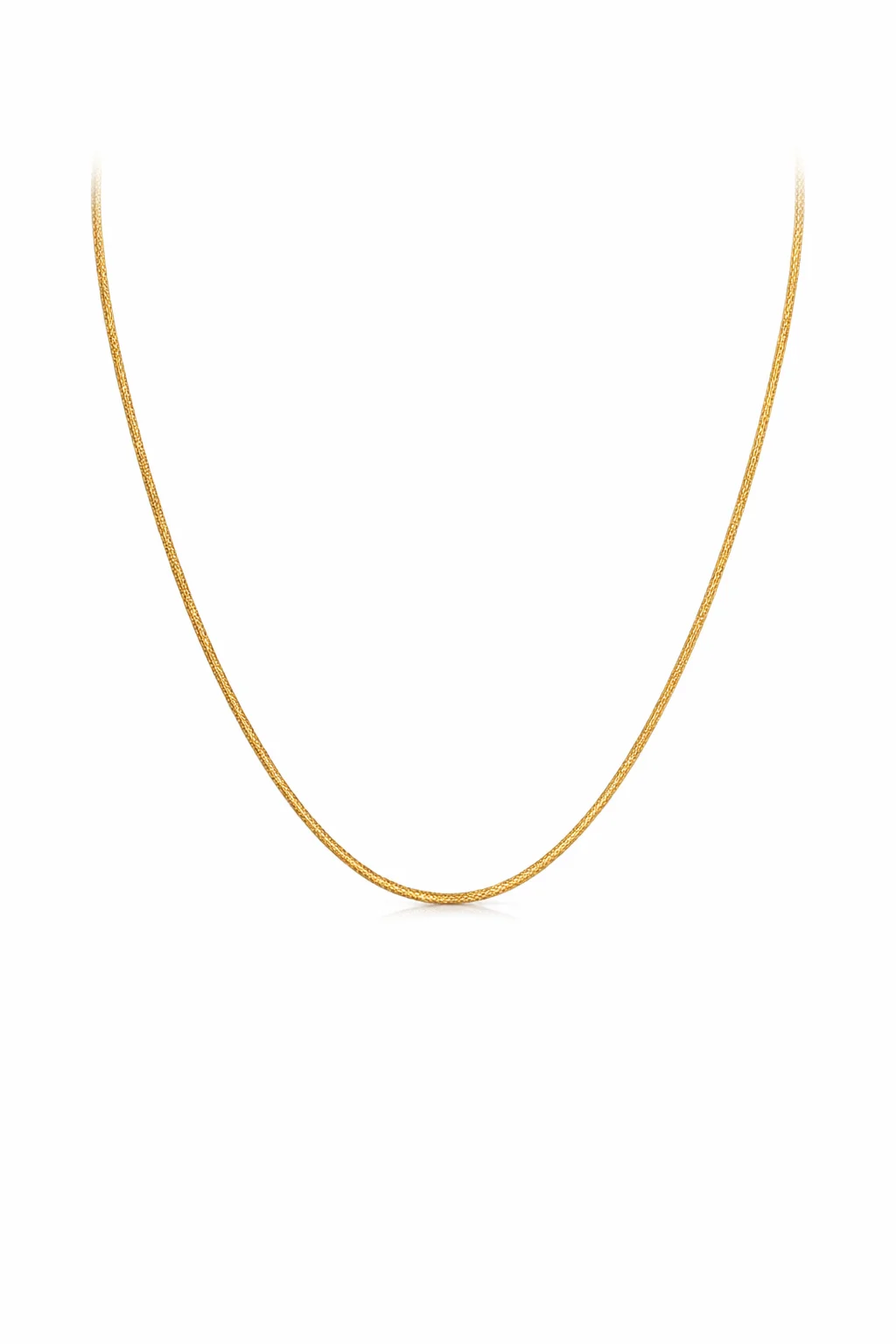 LiteLux Signature Flow 18KT BIS Hallmark Gold Chain for Women - Image 4
