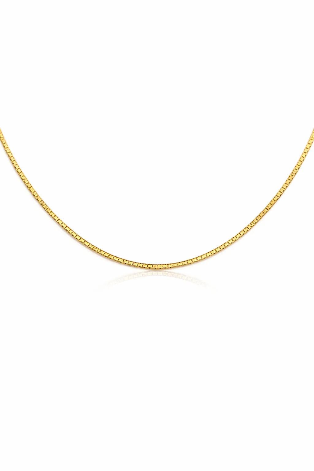 LiteLux Silken Curve 18KT BIS Hallmark Gold Chain for Women - Image 4