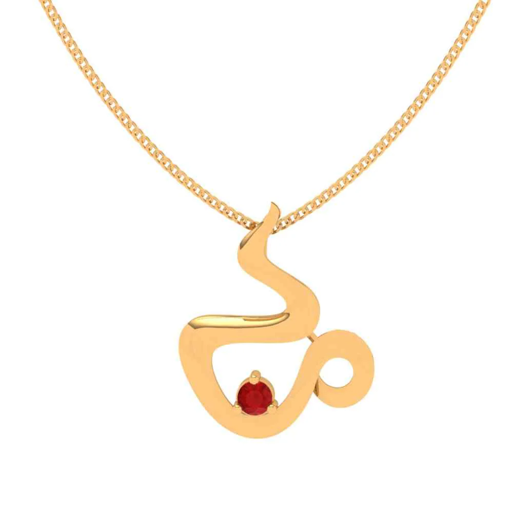 Love Chai Gold Pendant - Image 3