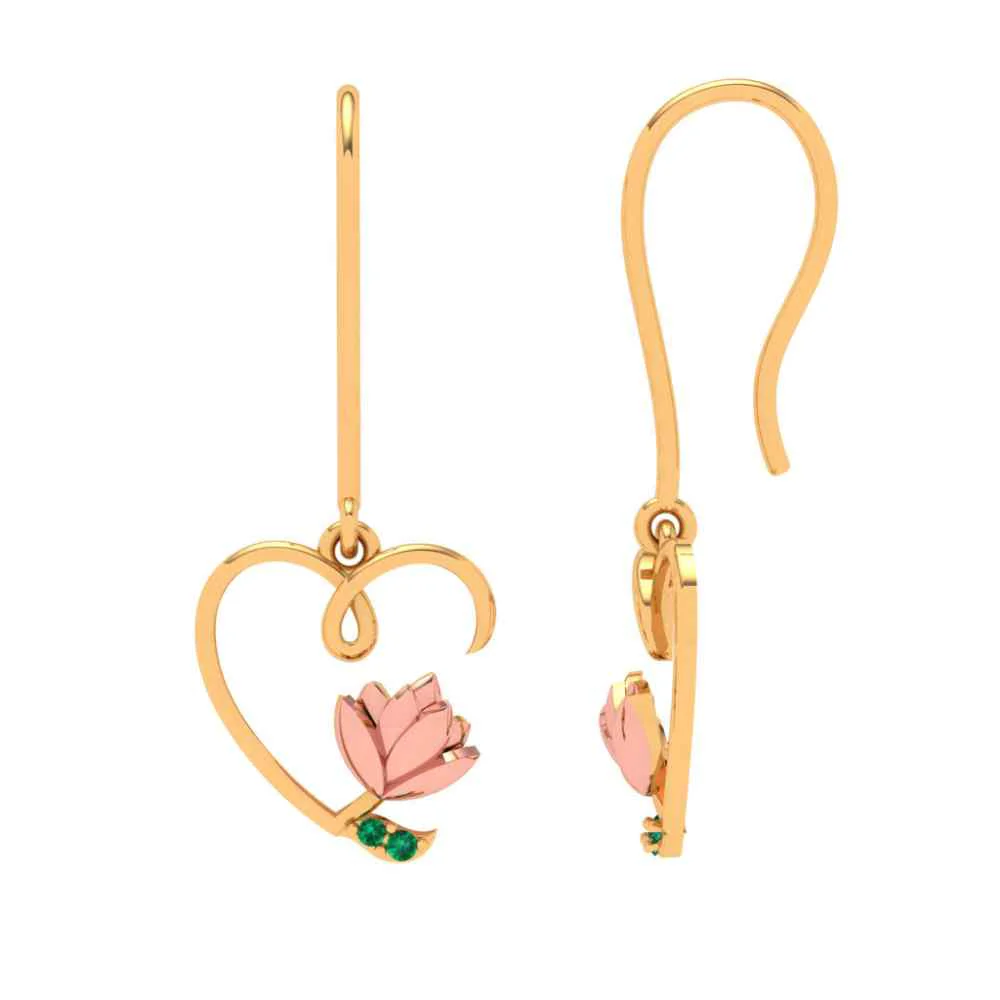 Love To Nature Gold Earrings - Image 3