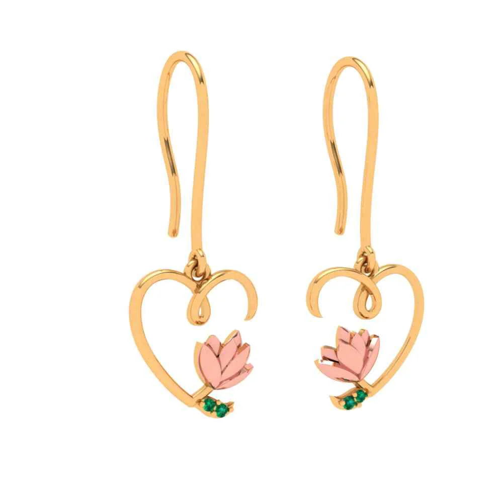Love To Nature Gold Earrings - Image 4