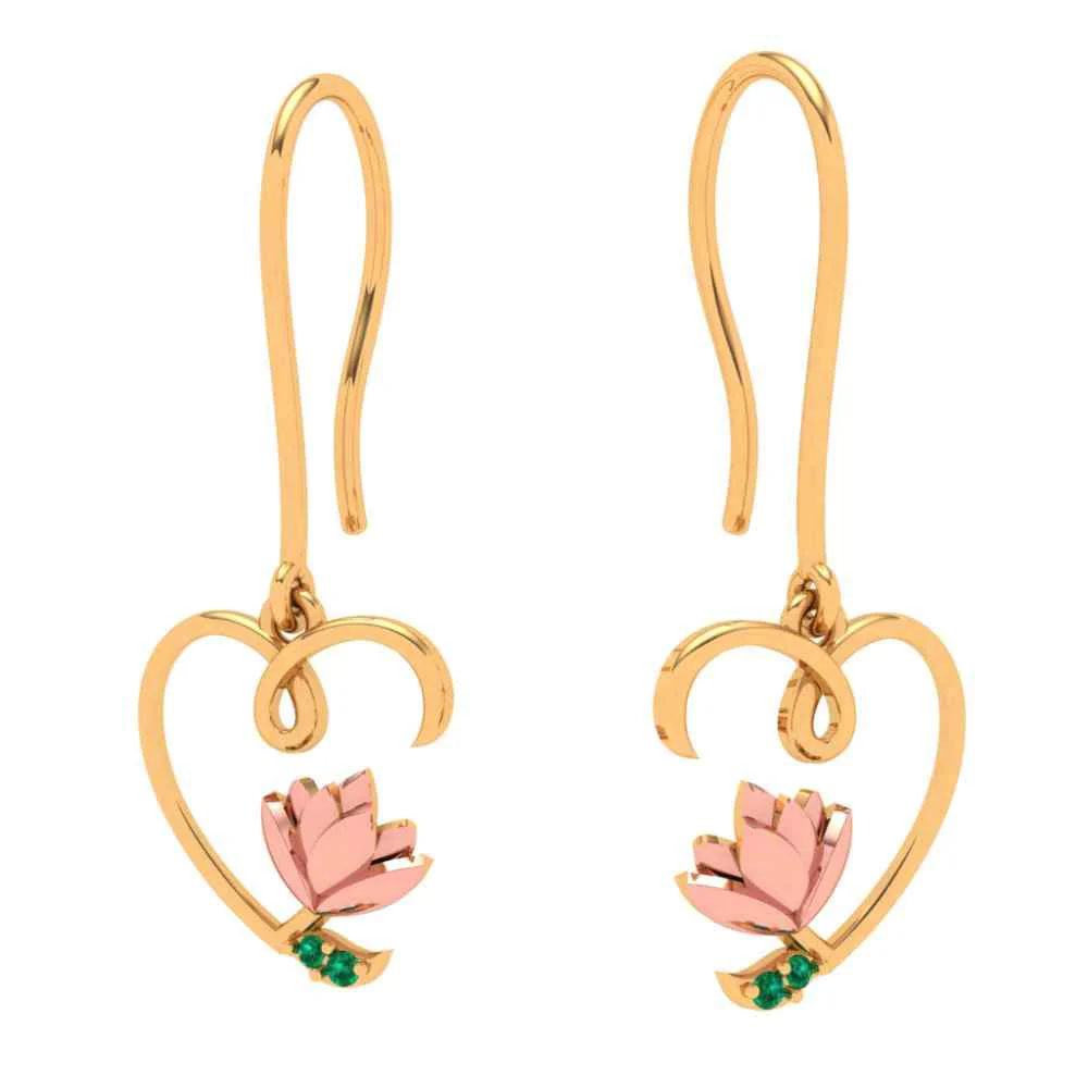 Love To Nature Gold Earrings - Image 5