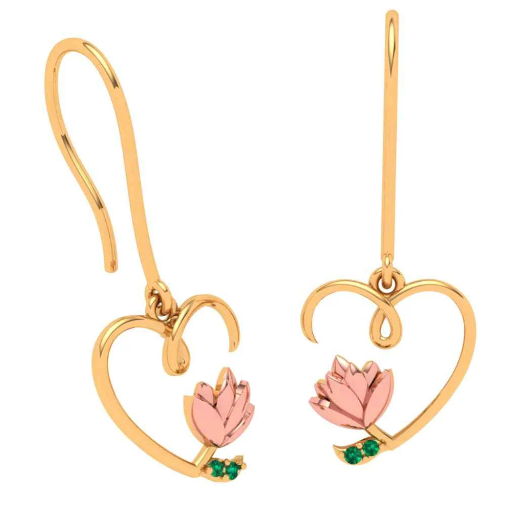 Love To Nature Gold Earrings - Image 6