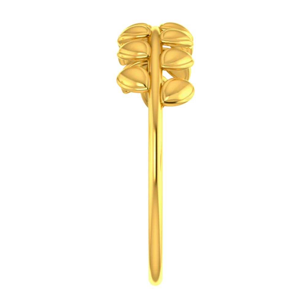 Lovely 14k Gold Thumb Ring With Alluring Leaf Branch Design From Pc Chandra - Image 4