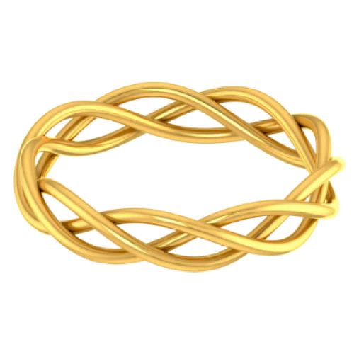 Lovely Sleek 18k Gold Thumb Ring From Pc Chandra Online Exclusive Collection - Image 3