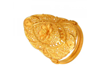 Majestic Stud Gold Ring - Image 2