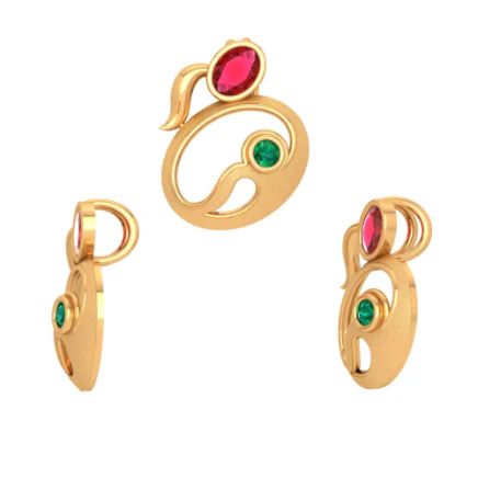 Maternal Fond Gold Locket - Image 3