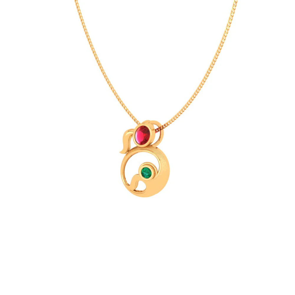 Maternal Fond Gold Locket - Image 5