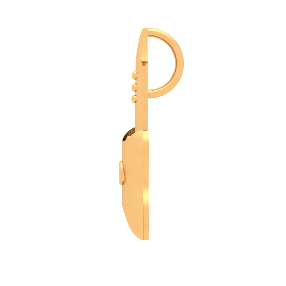 Melodic Beauty Of Yellow 14k Gold Pendant - Image 2