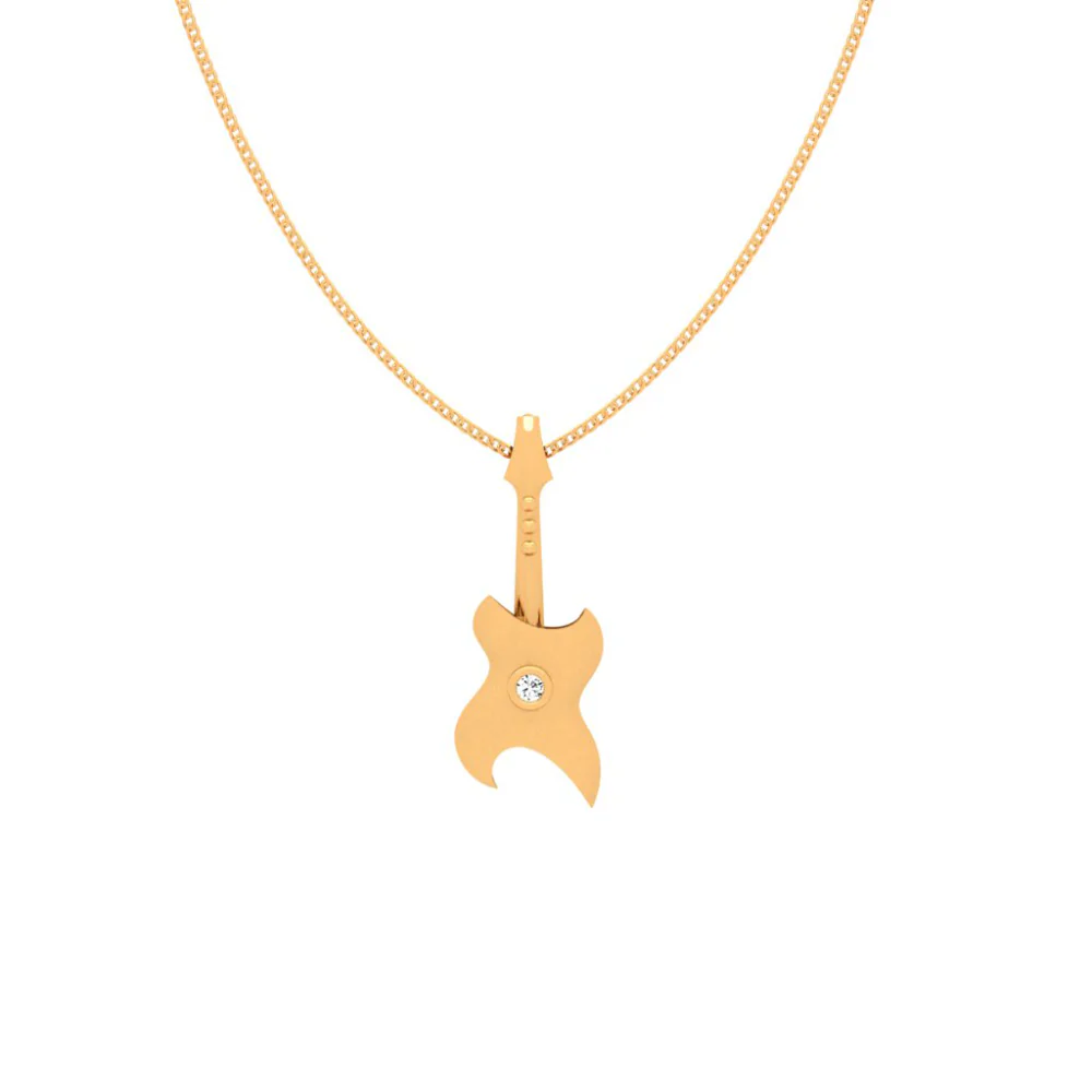 Melodic Beauty Of Yellow 14k Gold Pendant - Image 5