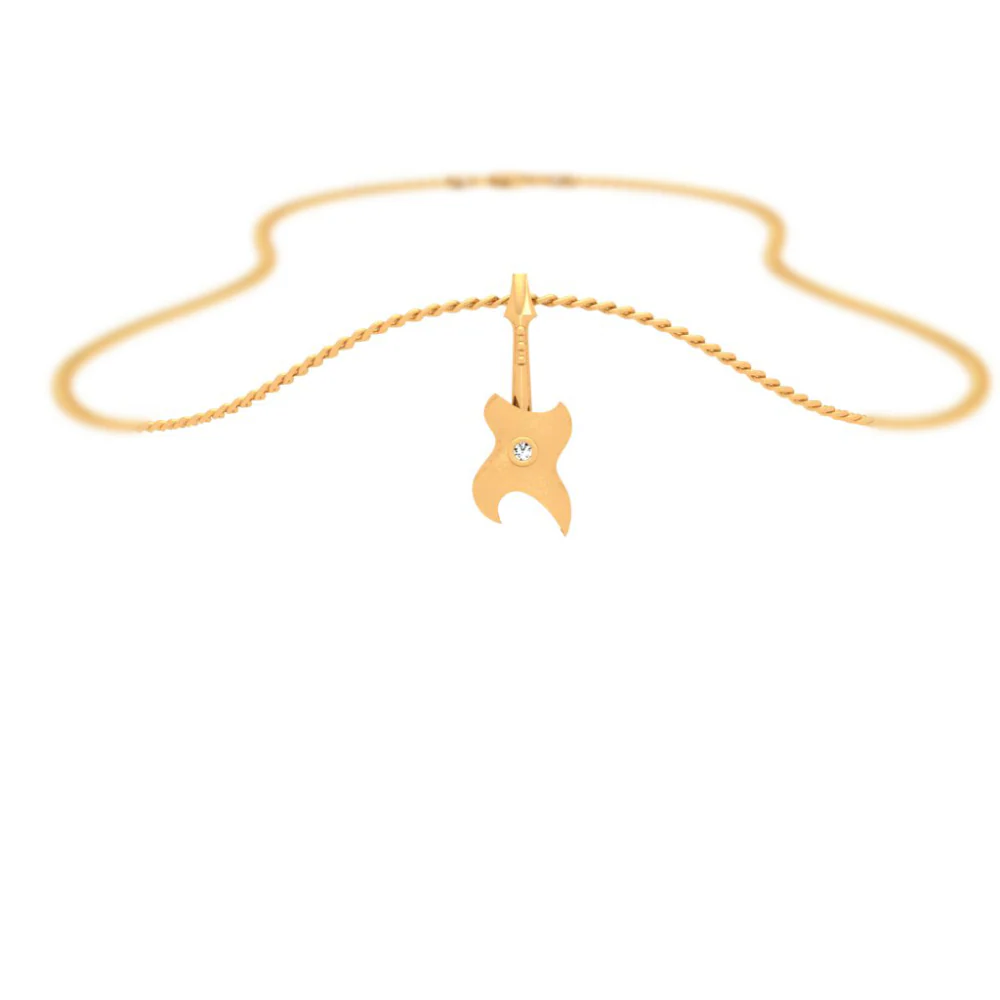 Melodic Beauty Of Yellow 14k Gold Pendant - Image 7