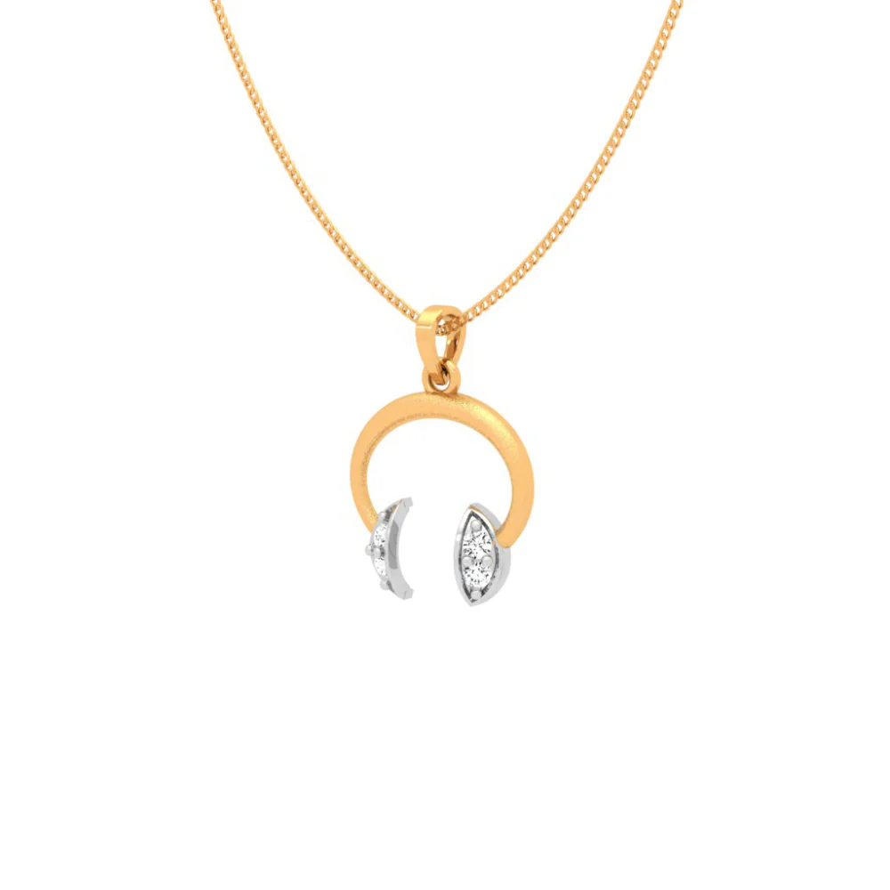 Over The Head 14k Gold Pendant For Female - Image 6
