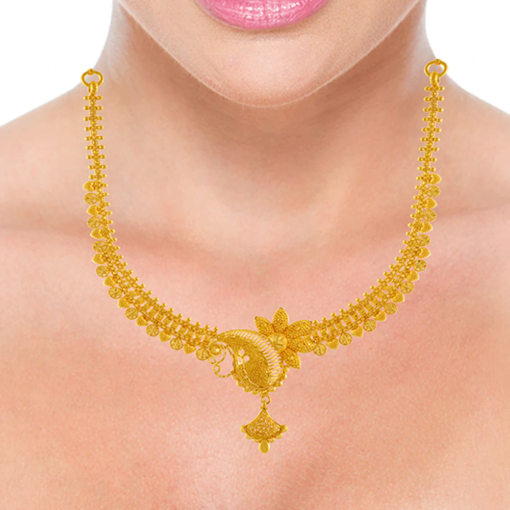 P.c. Chandra Jewellers 22k Yellow Gold Neckless - Image 3